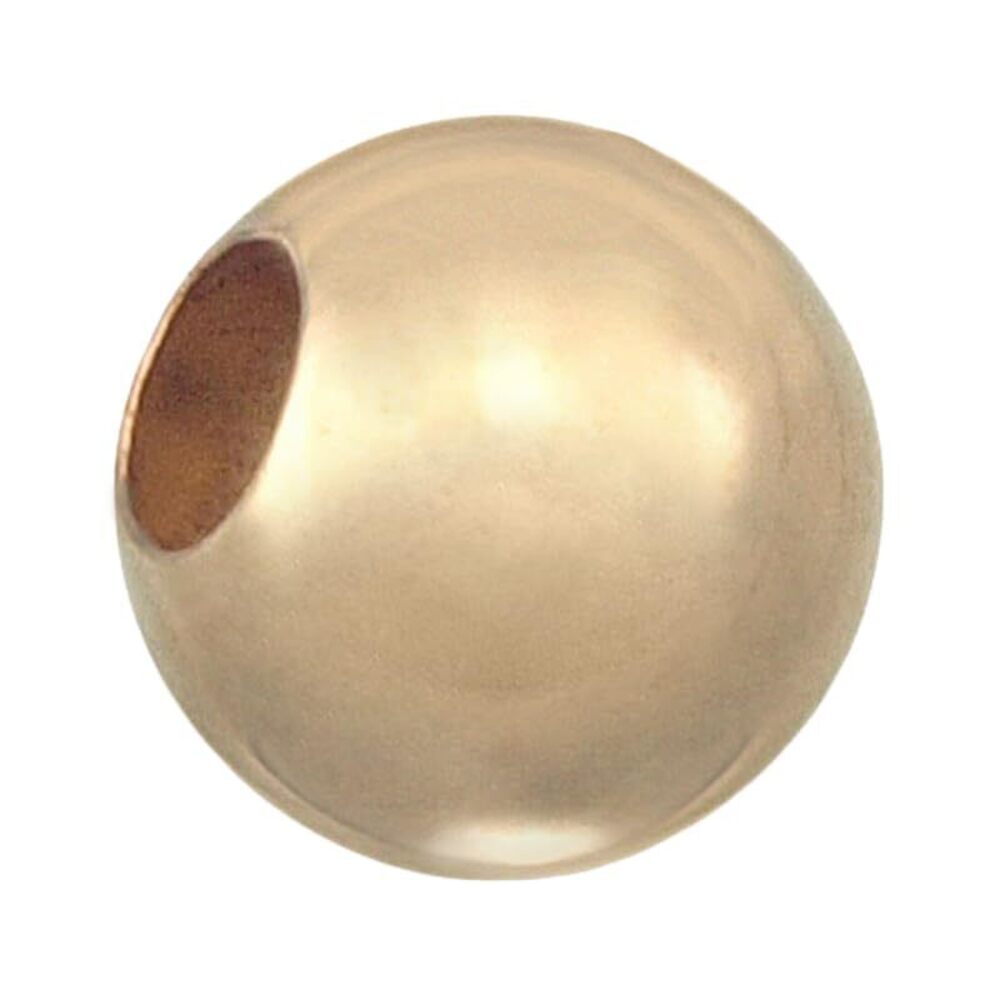 5748 Yellow Gold Filled 4mm Beads 1.7mm Hole Size Seamless Beads